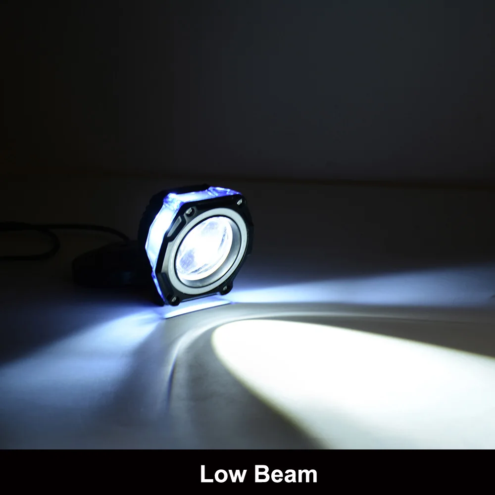 WINING светодиодный рабочий светильник Hi-low Beam мотоцикл дальнего света 9-30 в 35 Вт мотоциклетный головной светильник 2 цвета