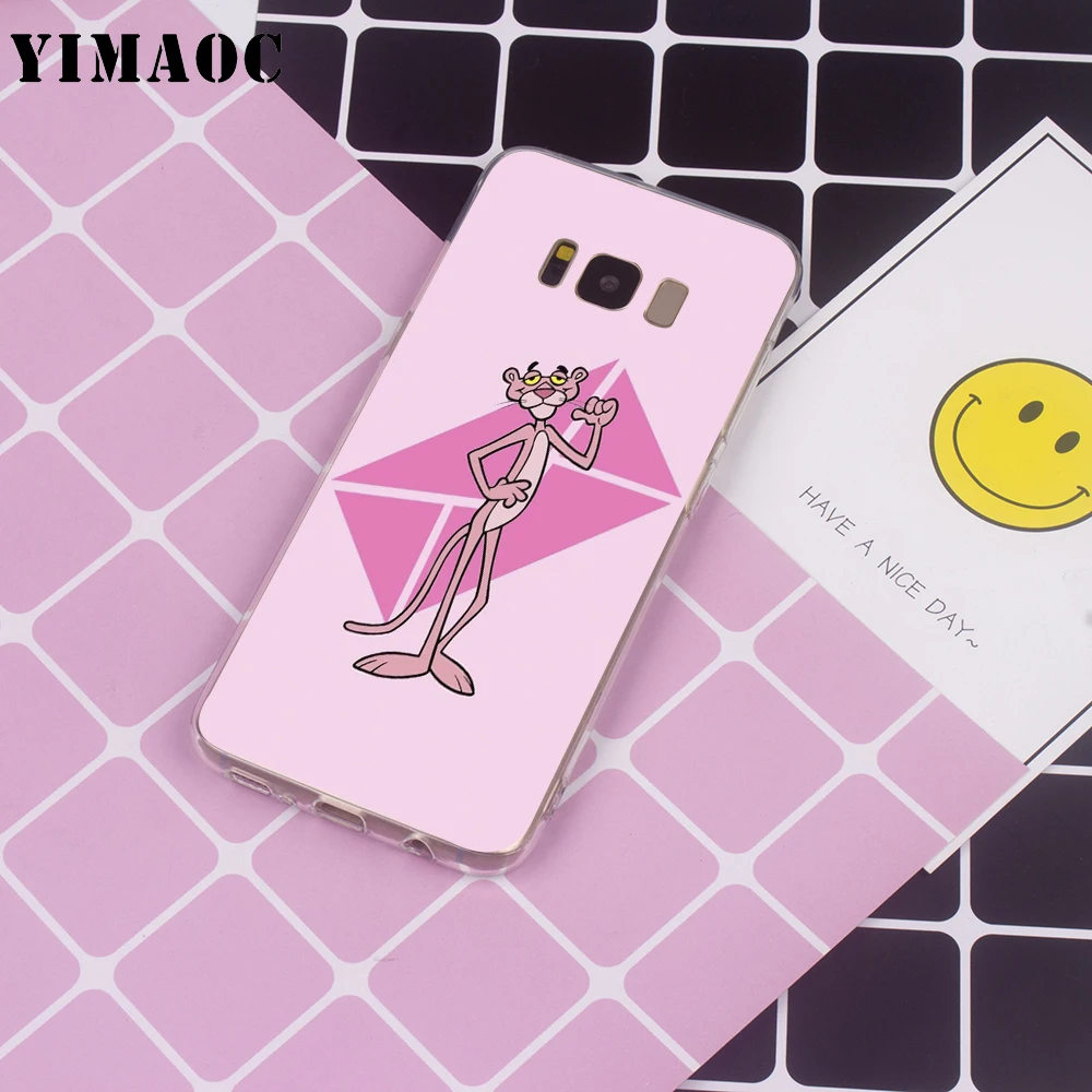 YIMAOC Красивая Розовая пантера для samsung Galaxy A10 A20 A30 A40 A50 A70 A2 J4 J6 J7 J8 Core Duo Примечание 10