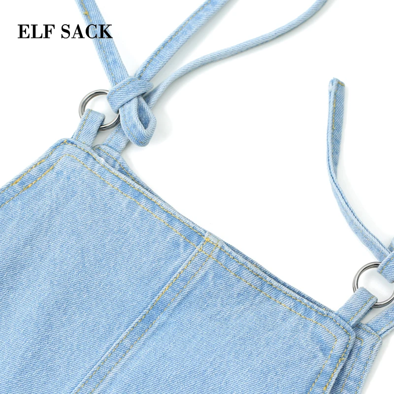 Женский комбинезон ELF SACK однотонный повседневный с эластичной талией на