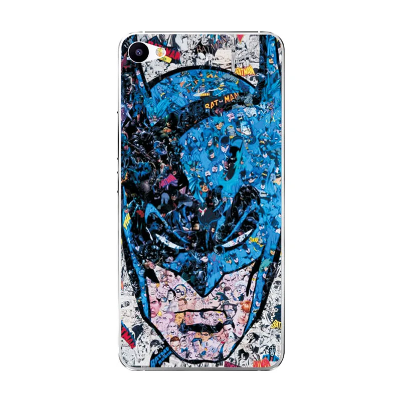 Charming Marvel Hero Captain America Phone Cover For Meizu U10 Iron Man Soft TPU U 10 Case Shell 5&quot Inch Funda Coque |