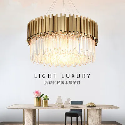 Современная хрустальная люстра Роскошный Серебристый светильник в гостиной для