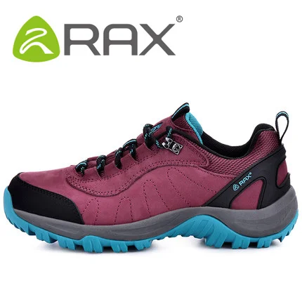 jiuhong shoes woman RAX для активного отдыха, походная обувь, женская кожаная поверхность, водонепроницаемая походная обувь для мужчин, легкая обувь для трекинга, горные мужские ботинки для скалолазания - Цвет: jiuhong shoes woman