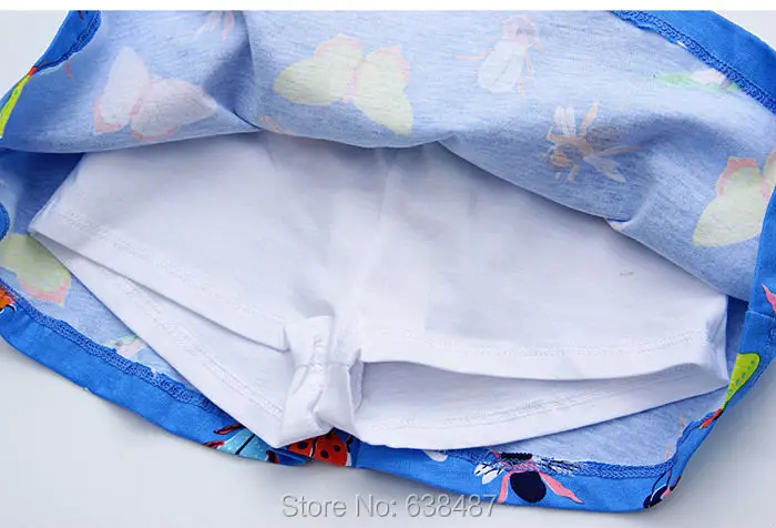 Новая брендовая одежда для маленьких девочек юбка из 100% хлопка детская летняя