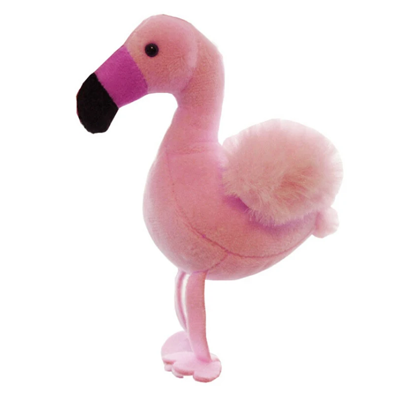 

Lovely Flamingo Plush Toy Keychain Ring Pendant Soft Toy Key Ring Backpack Decor