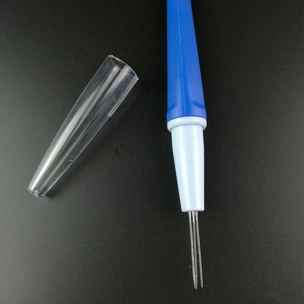 3 иглы для валяния игла ручка держатель вышивки валяние шерстью инструмент