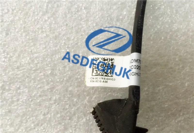Оригинальный кабель для аккумулятора DELL E5470 модель 0C17R8 C17R8 DC020027E00 100% проверка ОК |