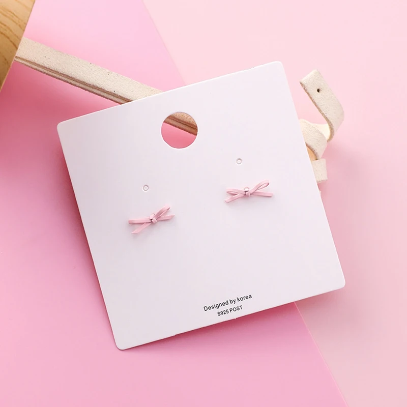 2019 летние милые цветные серьги-гвоздики с бантом для женщин корейские серьги