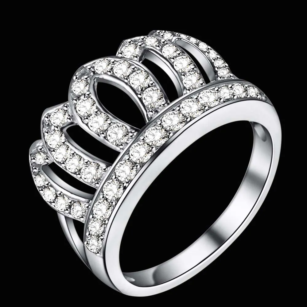 Распродажа ювелирных изделий Кольцо обручальное кольцо для женщин Корона