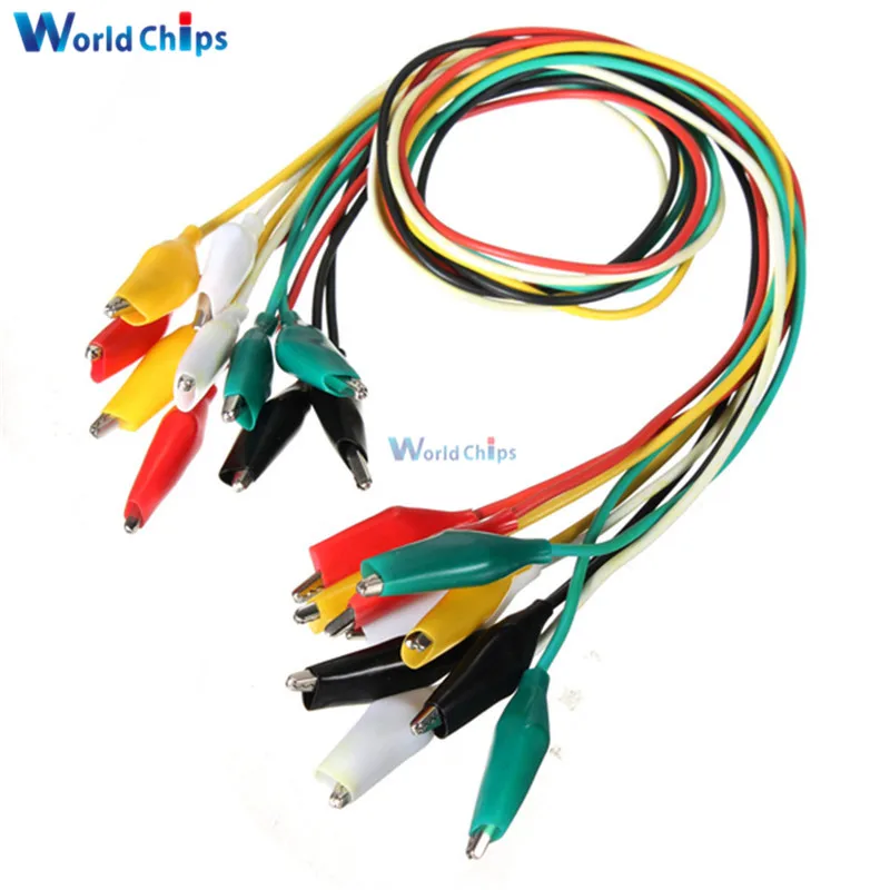 Зажимы типа аллигатор 10 шт. 50 см|wire test|brand newwire clip connector |