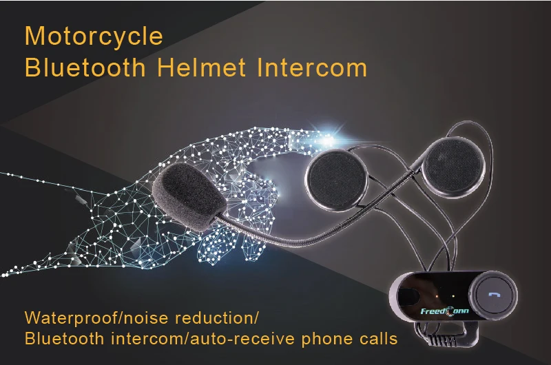 Bluetooth-гарнитура домофон мотоциклетный шлем лыжный шлем гарнитуры TOM-OS