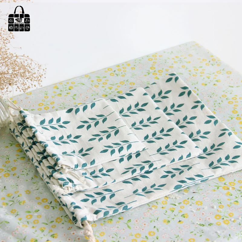 Пшеничная кисточка напечатанная сумка из 100% хлопка аксессуары для путешествий