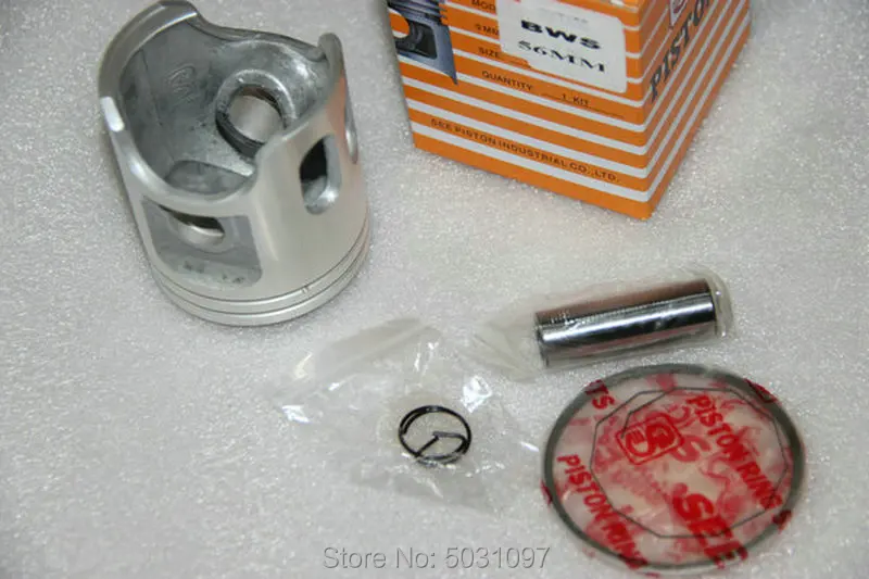 Комплект поршневых и колец для мотоцикла BWS100 набор 56 мм 2-тактного скутера Yamaha 100cc