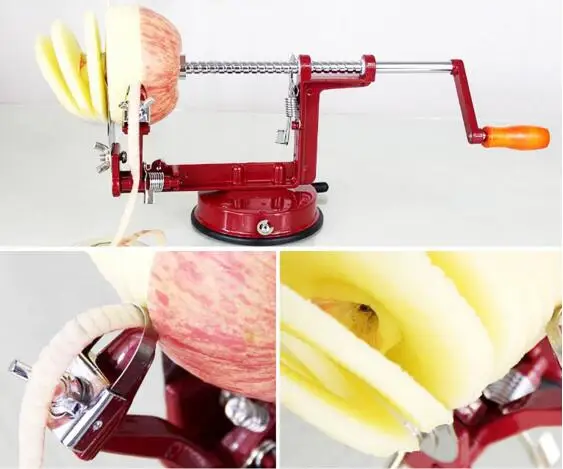 Кухонные Фруктовые гаджеты ручной Овощечистка яблока ручная спиральная