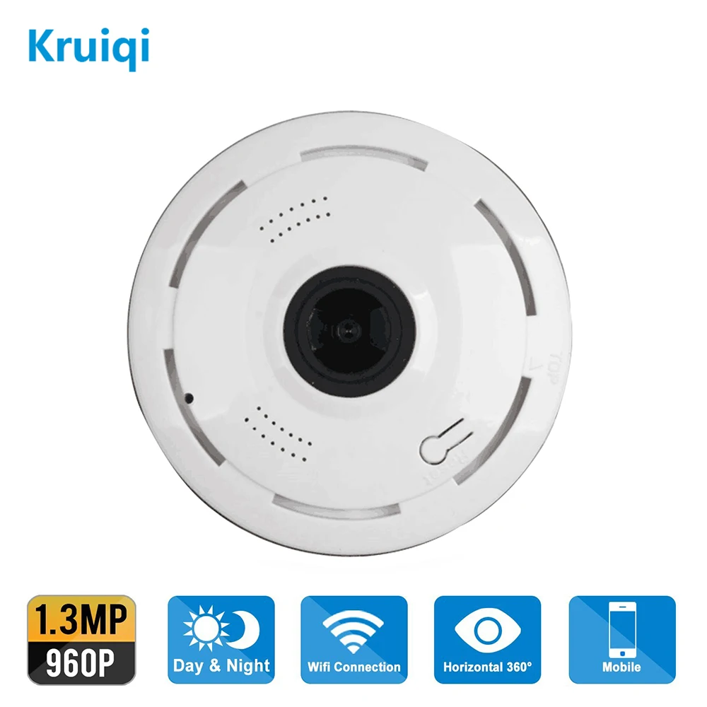 Kruiqi домашняя IP камера безопасности 960P Беспроводная умная WiFi Wi Fi аудио запись