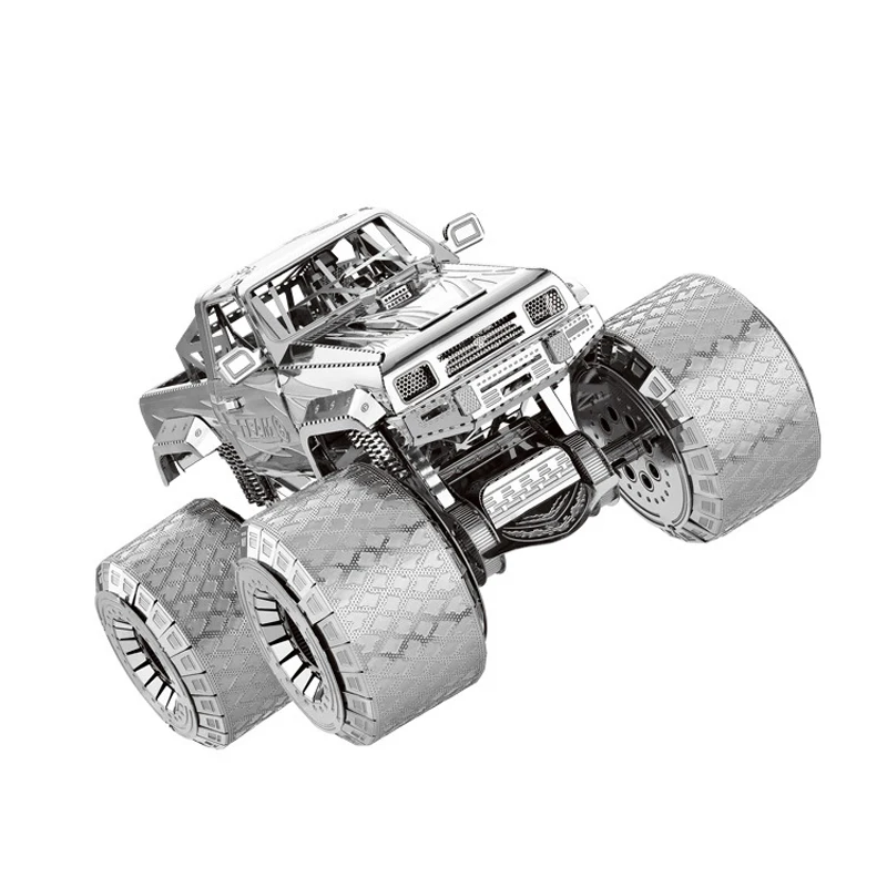 Nanyuan 3D металлическая головоломка OFF-ROADER модели автомобилей DIY лазерная резка собрать головоломки игрушки настольные украшения подарок для проверки
