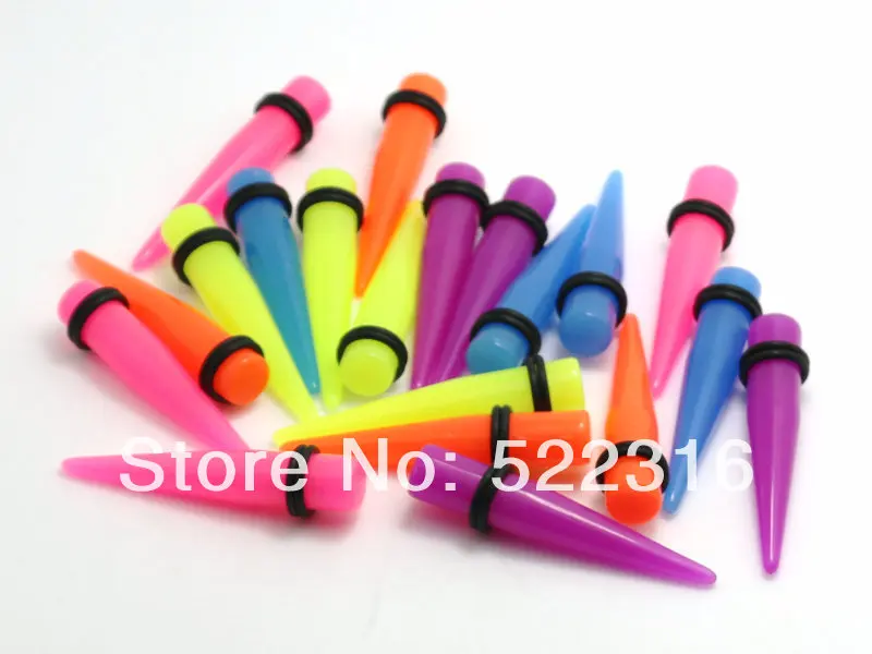 Бесплатная доставка пирсинг тела ювелирные изделия Акриловые светится в темноте