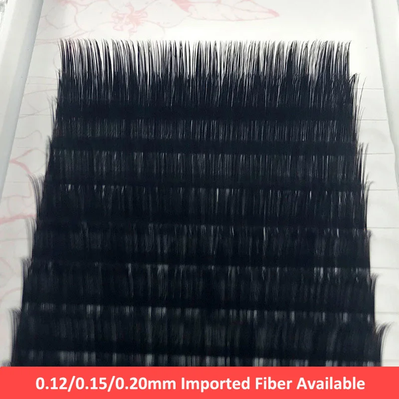 Высокое качество модные плоские формы Наращивание ресниц Черный эллипс плоское