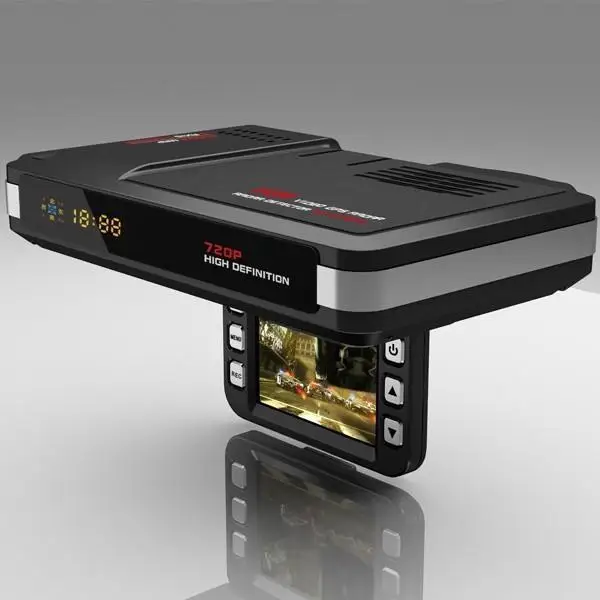 Car DVR Camera+Radar Detector STR8500 HD 720P 30FPS 2.0&quotLCD Logger Video Registrator Russian Voice with laser+GPS Free Shipping |