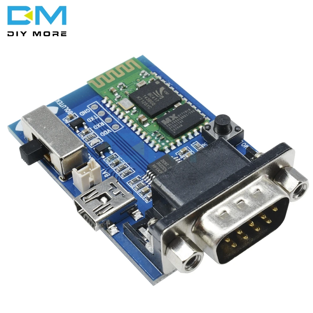 RS232 Bluetooth последовательный адаптер плата связи мастер Slave 2 режима 5 в мини USB Bluetooth последовательный порт профиль модуль
