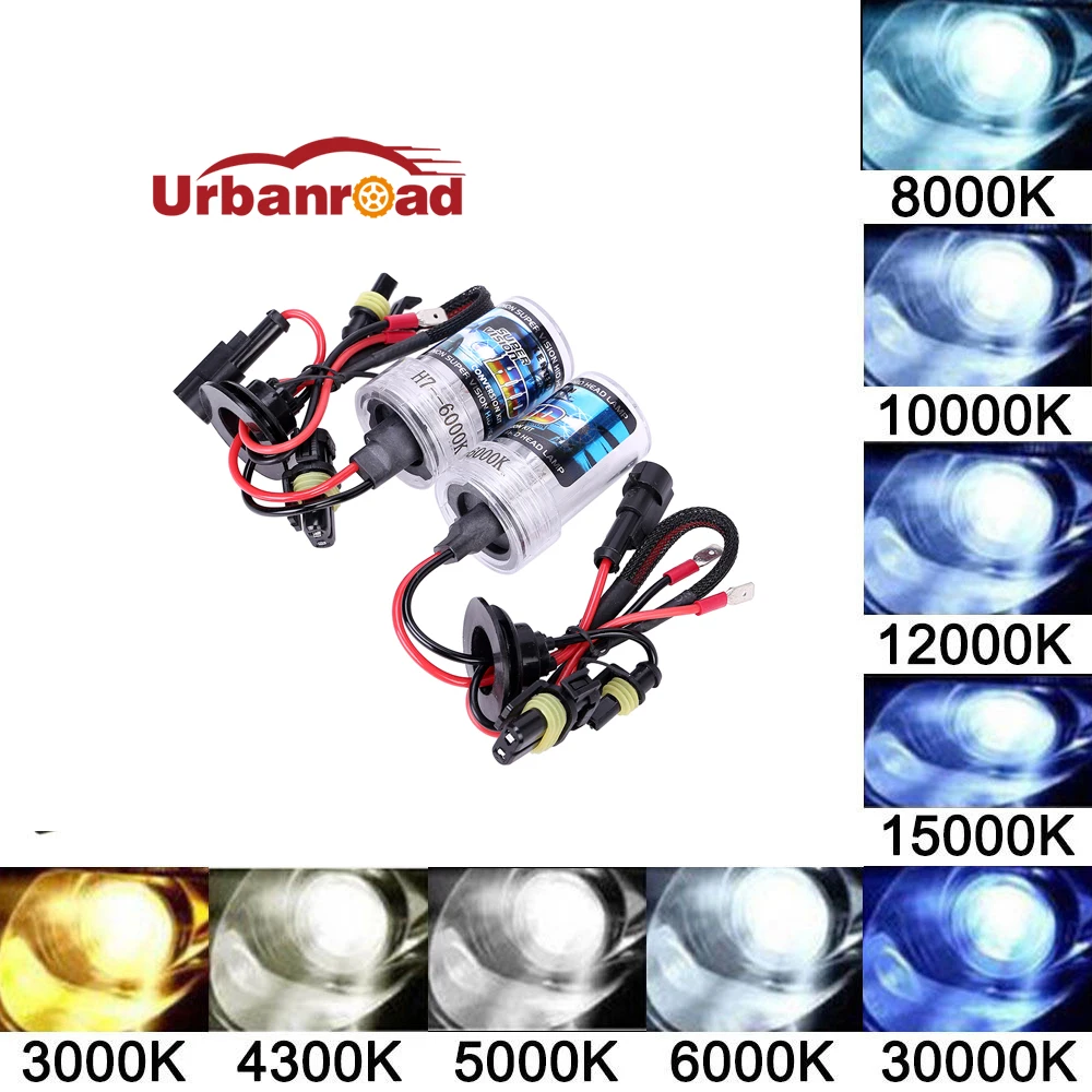Лампы Ксеноновые H1 H7 55 Вт 2 шт. лампы H3 H8 H9 H11 6000 HB3 9005 Hb4 Hid h7 35 9006 К|xenon bulb|h7 55w xenon bulbslight