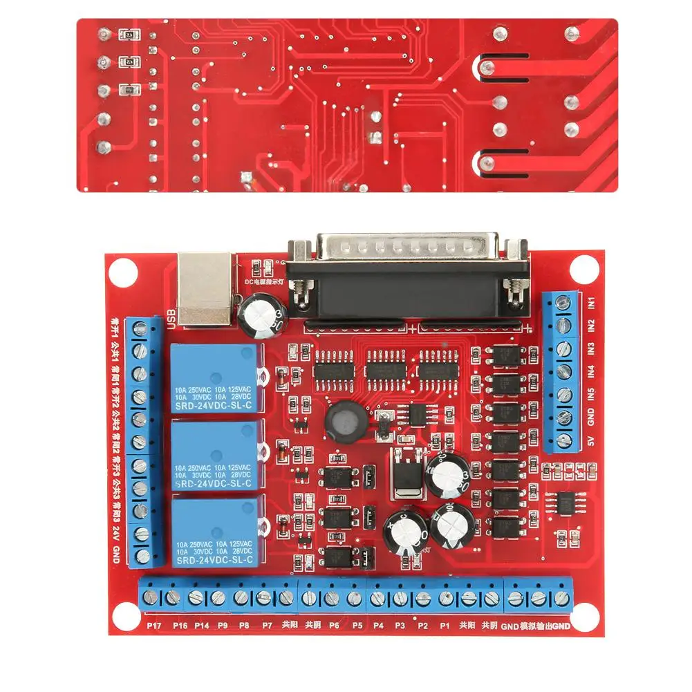 CNC 6 осевой интерфейс выламывается доска DIY CNC 6 осевой MACH3 гравировальный станок интерфейс выламывается доска