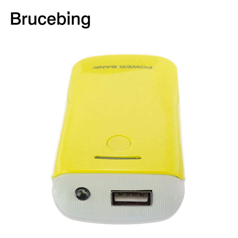 Портативный светодиодный USB 5 в 2x18650 (нет) чехол для внешнего аккумулятора