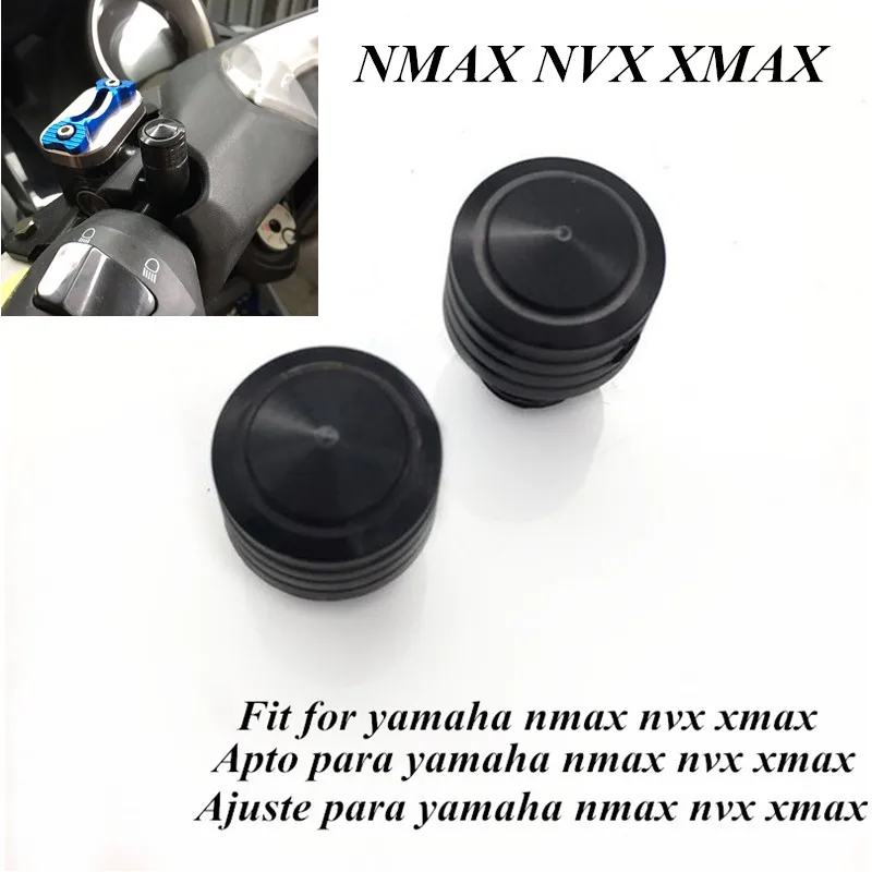 Модифицированный мотоцикл PCX 125 зеркальный винт крышка код для yamaha nmax155 PCX150 PCX125 mt09 mt07 xmax300 nvx155 forza300 forza - Цвет: 2 different Black