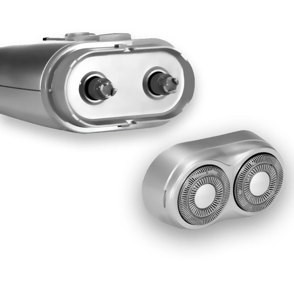 Серебристая Бритва для бороды PS186 электрическая 3d бритва с двойными лезвиями