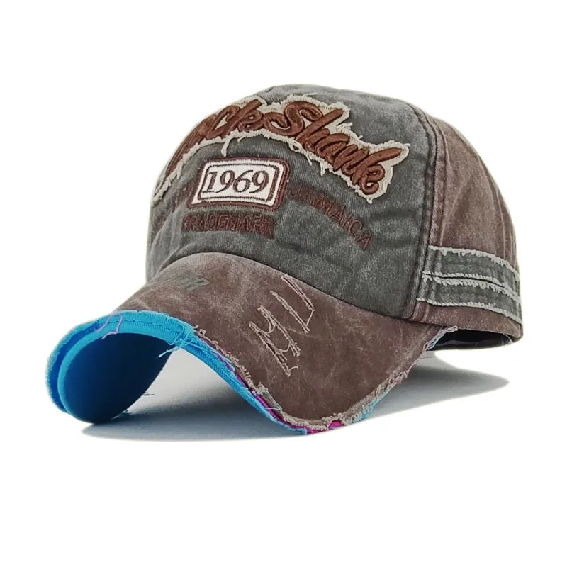 2018 Ретро помытая бейсболка подходящая Snapback шляпа для мужчин и женщин