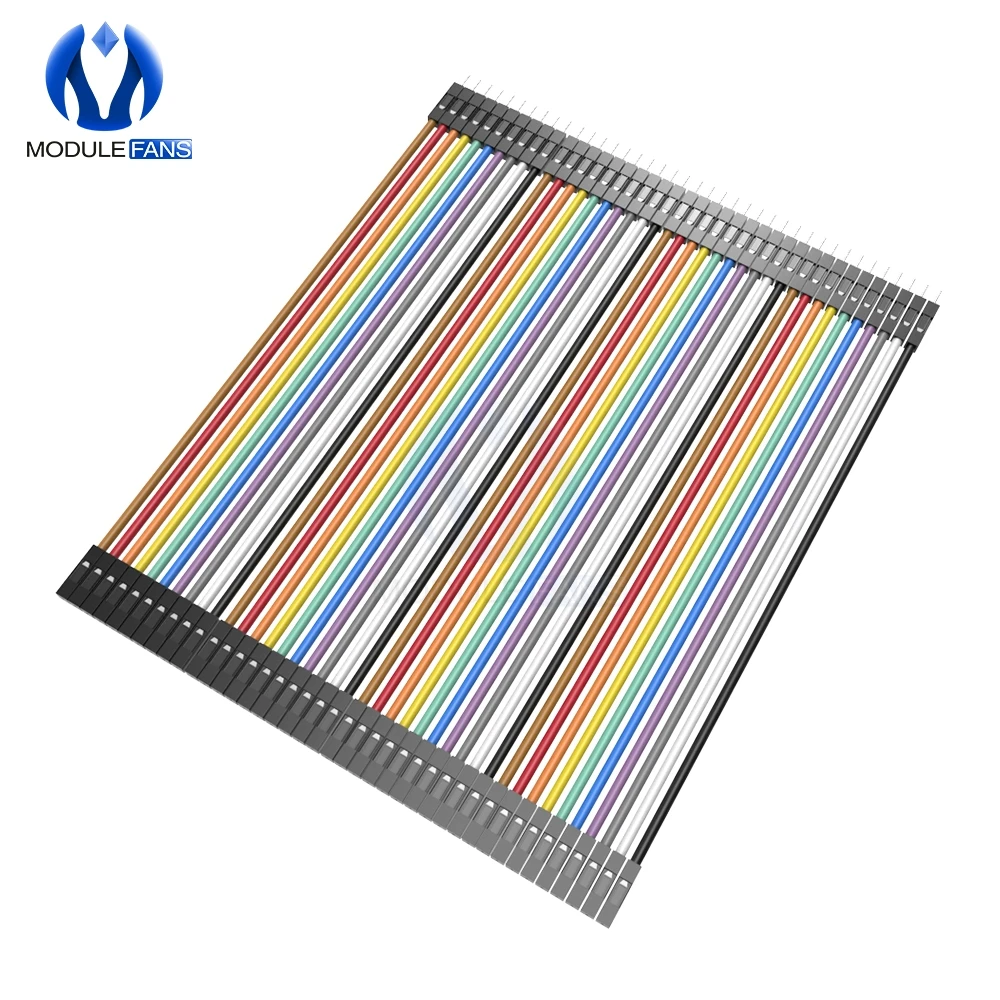 10x40 шт. Dupont 10 см разъем штырь-гнездо ленточный кабель для Arduino | Электронные