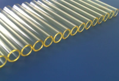 УФ-трубка лучшего качества желтая кварцевая стеклянная трубка используемая в