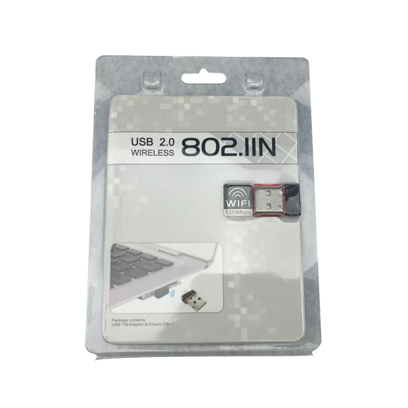

USB 2.0 WiFi Dongle Raspberry Pi 3 Model B Wireless Adapter Dongle 802.11n 150Mbps USB WiFi Adapter for Raspberry Pi 3B+ / 2