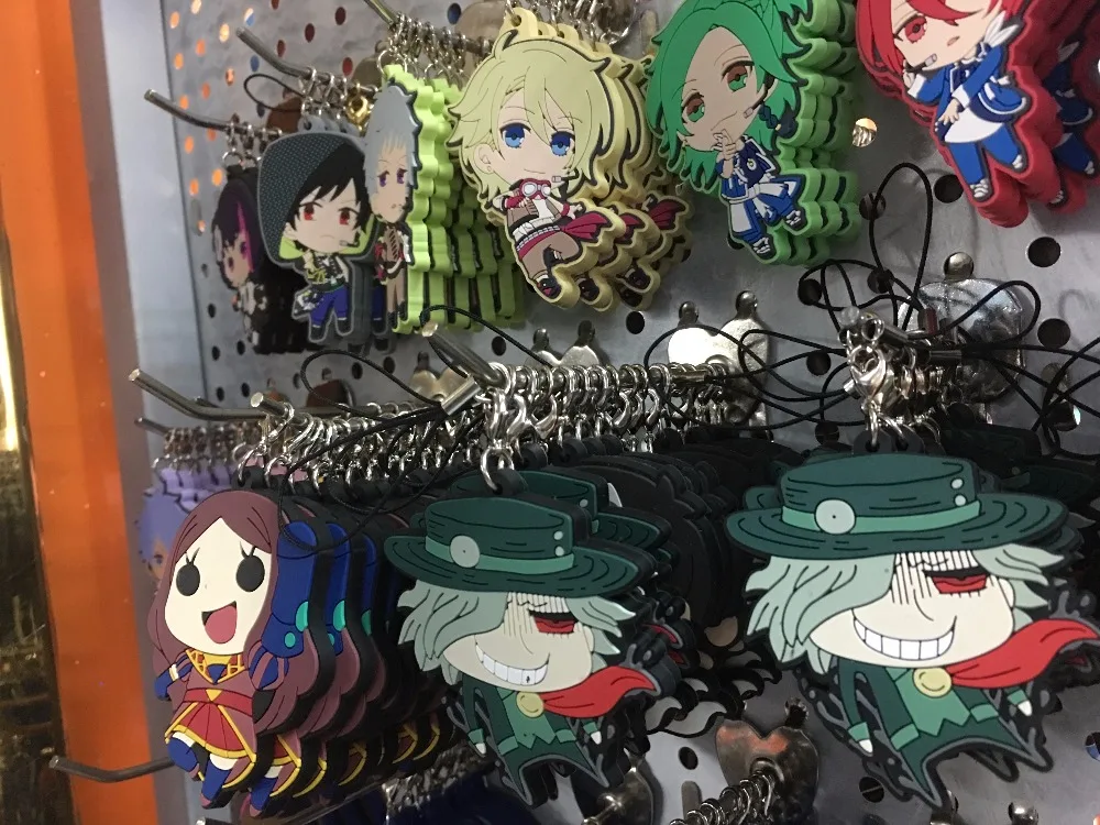 Fate stay night/Touhou project/KUROKO NO BASK оригинальные японские аниме фигурки резиновые подвески для мобильного телефона/брелок/ремешок