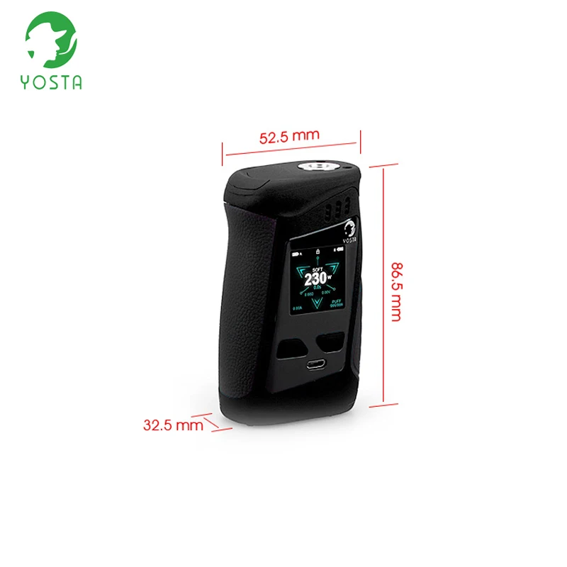 Оригинальные электронные сигареты Yosta Livepor 230 коробка мод комплект Вт двойной