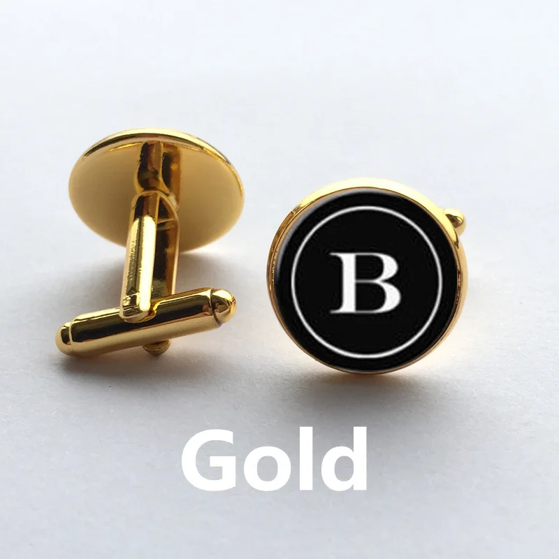 Бесплатная доставка новое поступление модная с принтом из букв B запонки для