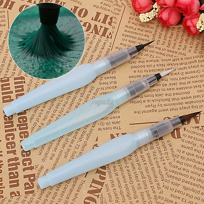 1 шт. стильная превосходная пилотная кисть для краски Pentel водяная емкость воды