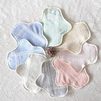 6Pcs Mix 3 size Reusable Washable Sanitary Pads Menstrual Pad Cloth Maternity Mama napkin Panty Liners Day / night | Красота и