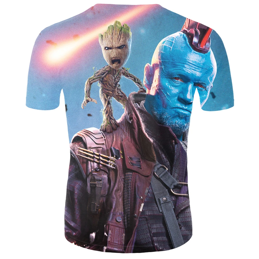 Мужские футболки Groot унисекс X planet monarch Bounty Hunter Супергерой фильм стражи Галактики