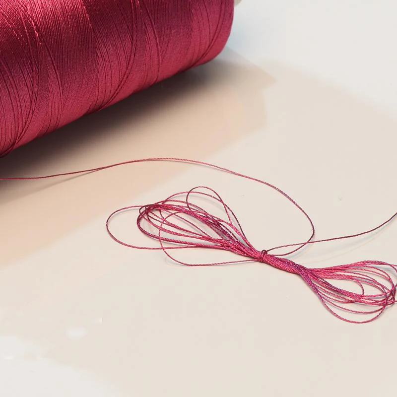 Оптовая продажа 1 шарик/Лот 2000 метров натуральная шелковая нить для вязания