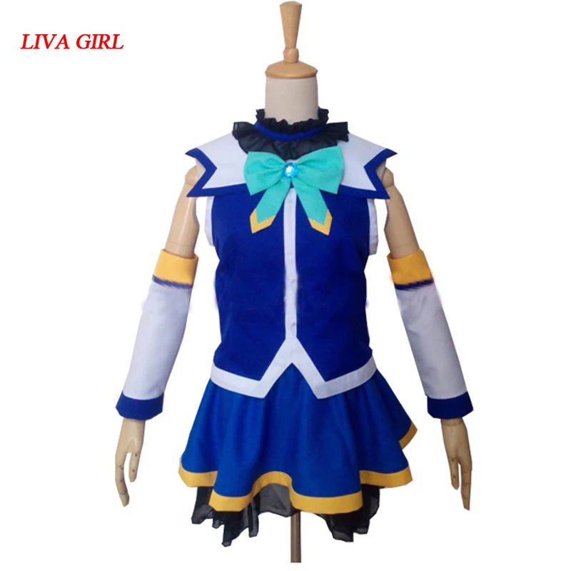 Косплей-костюм с носками KonoSuba Aqua 2019 | Тематическая одежда и униформа