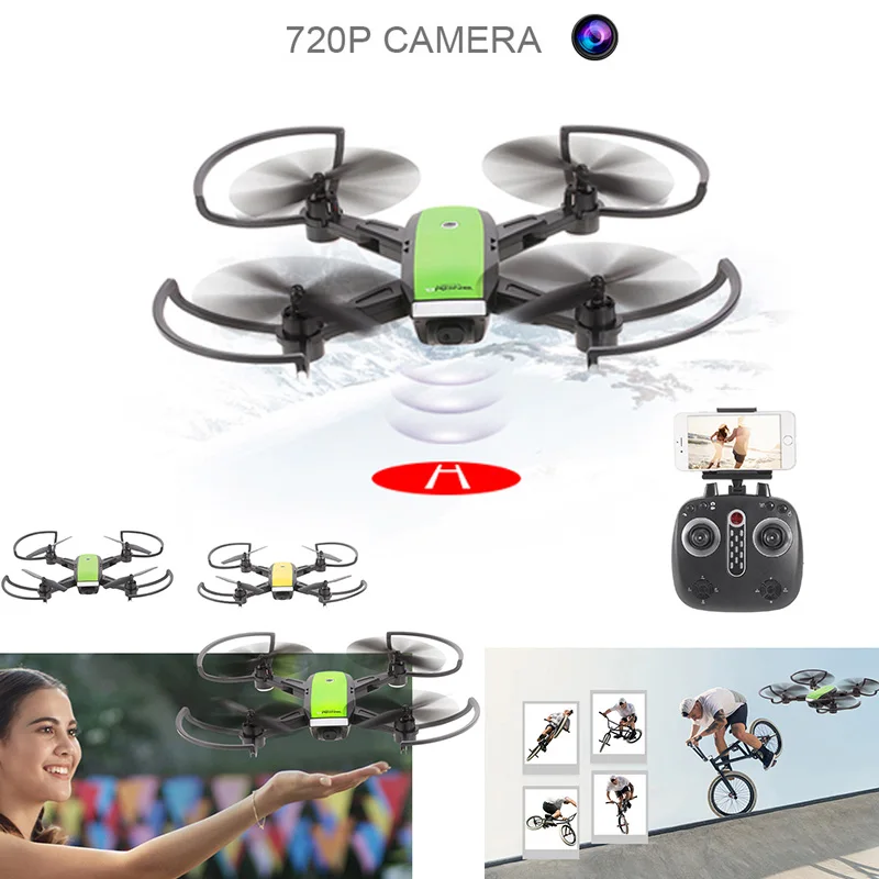 Drone 360 Degree Rolling Selfie Speed Adjustable One Key Take Off Stable 480P/720P Hd Camera With Package Quadcopter | Электроника