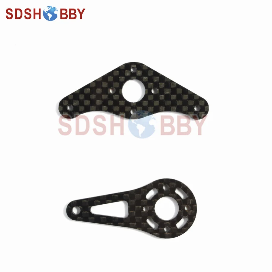 

Carbon Fiber Board Servo Arm Set for 50CC Gasoline Airplanes