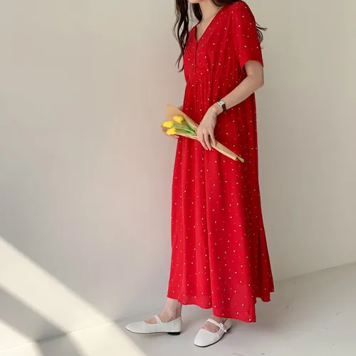 V образный вырез большие размеры (европейский) размер новинка летний Платье для