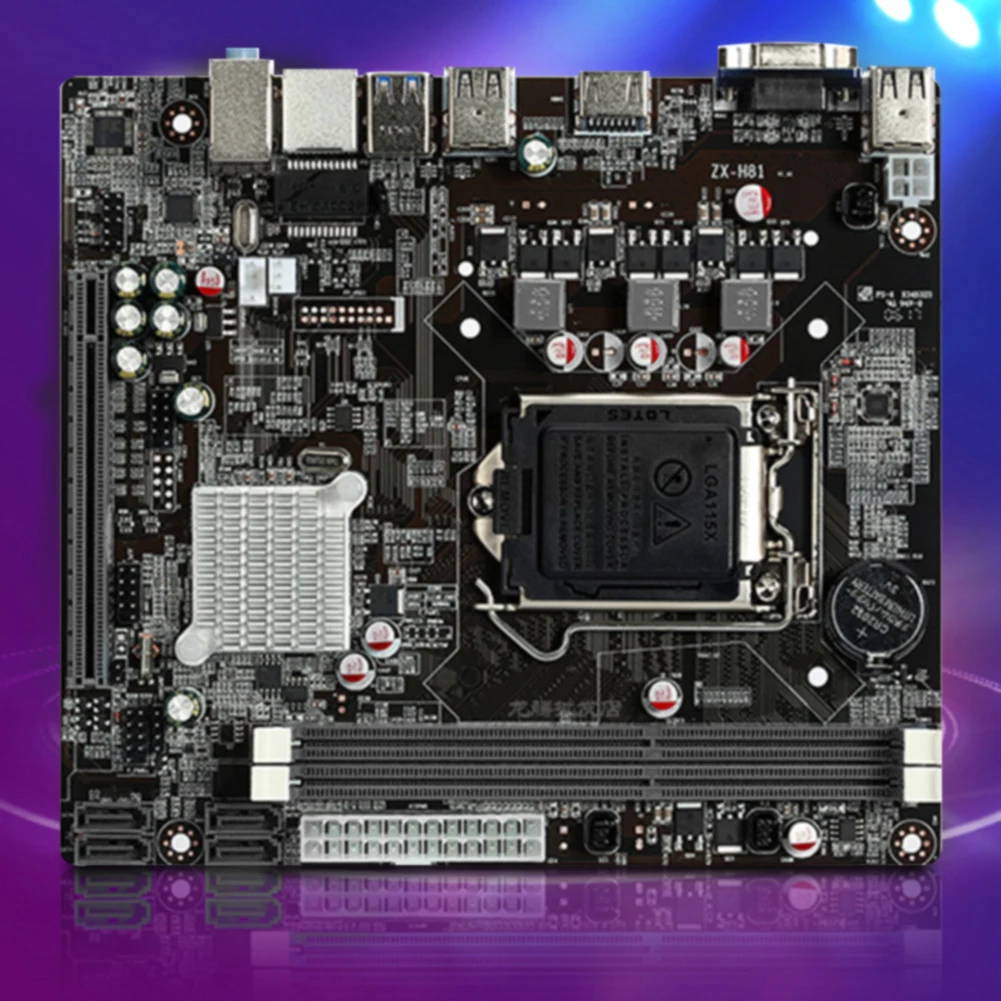 Компьютер для настольной замены LGA 1150 MicroATX материнская плата Intel H81 стабильная