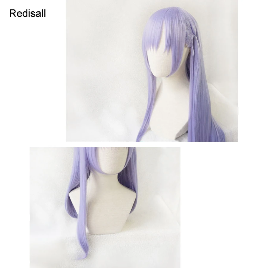 FGO Fate EXTRA CCC косплей парик BB Byibyi прямые длинные хвосты фиолетовые 120 см