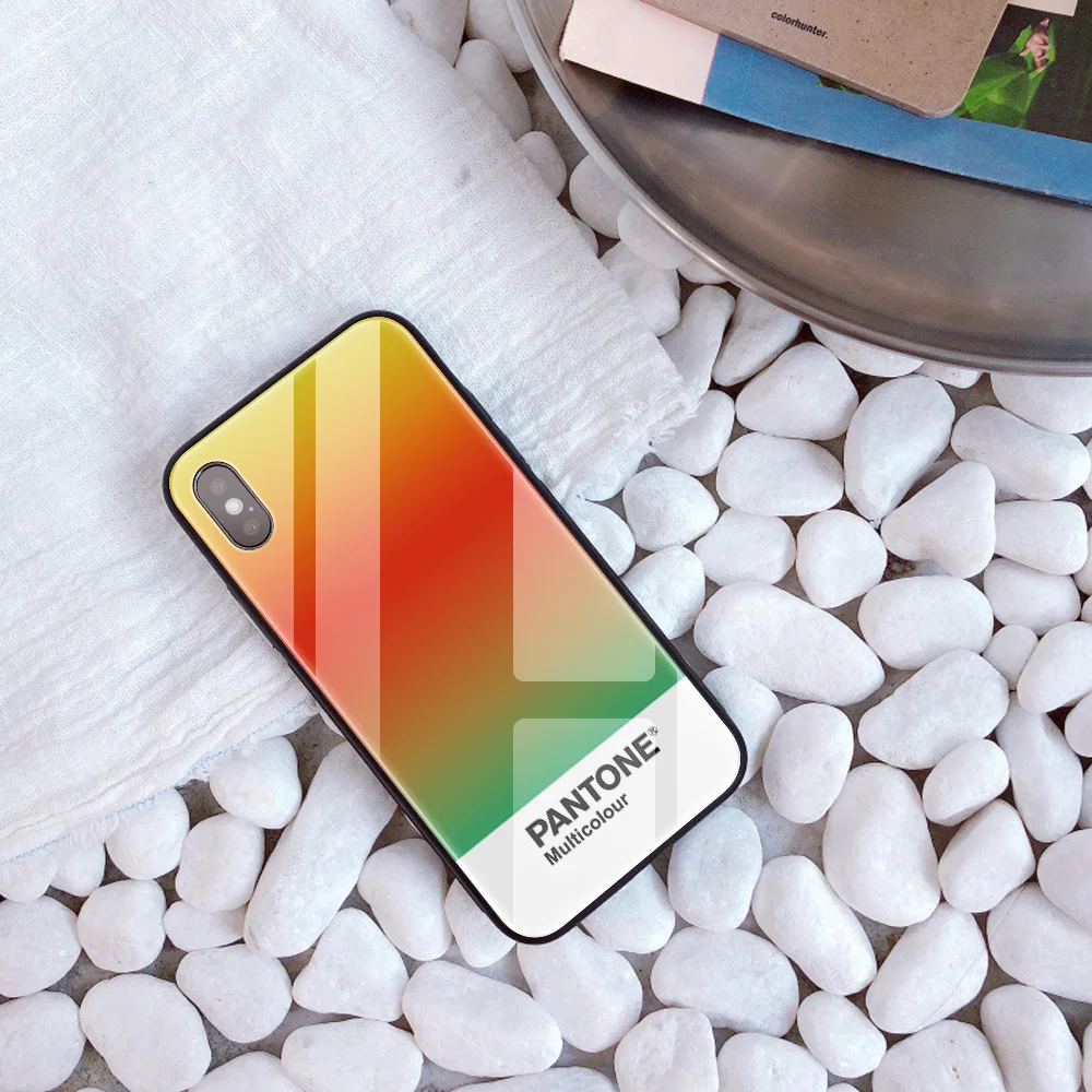 30235 Стеклянный чехол для телефона для iphone 11 Pro 7Plus X SE DIY Pantone чехол из закаленного стекла для телефона для iphone 8 5S 5 6 6s XS Max XR уникальный - Цвет: 30235