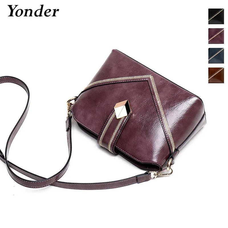 Роскошная винтажная мини сумка через плечо женская кожаная элегантная модная