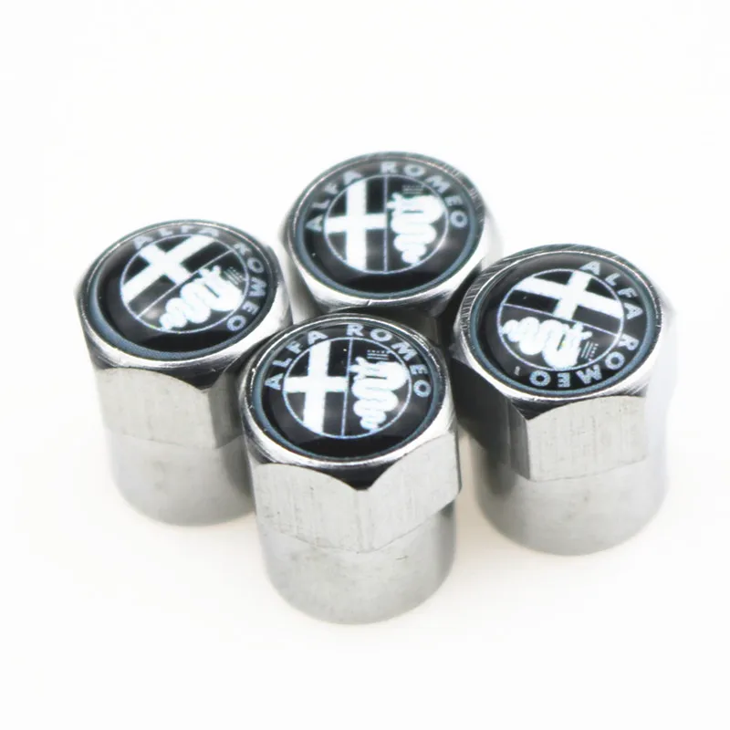 Car Styling Valves Caps Case For Alfa Romeo Mito 147 156 159 166 Car-Styling Auto Wheel Tyre Tire Stem Air Covers 4pcs/lot | Автомобили и