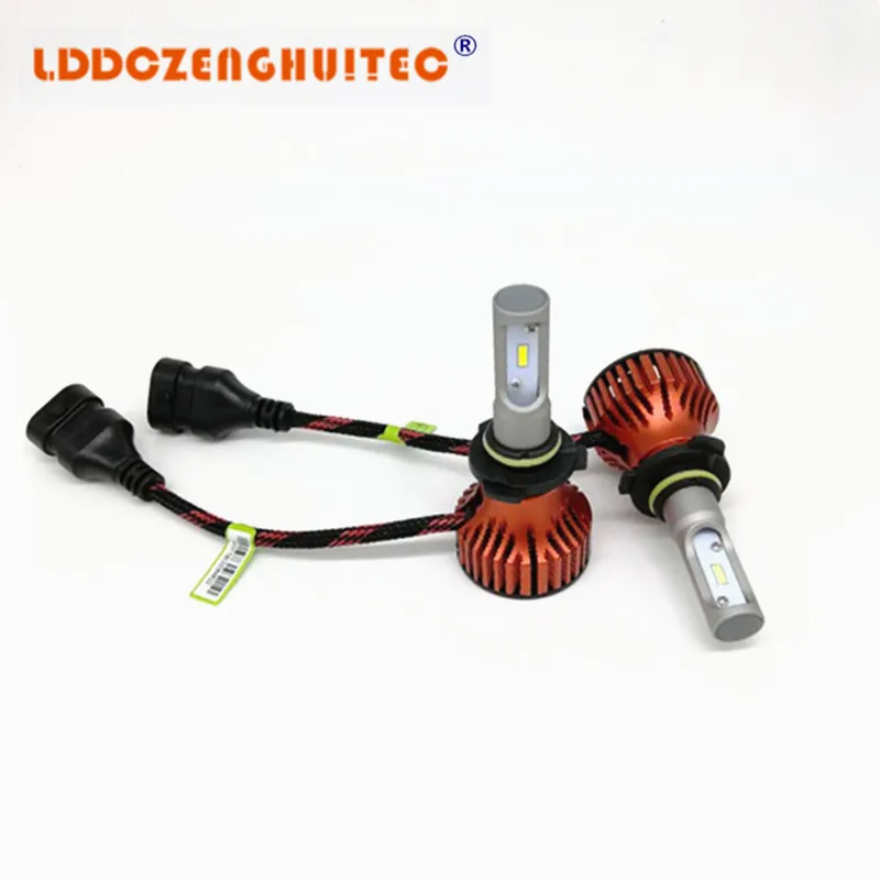 LDDCZENGHUITECCar светодиодные лампы для фар H7 LED 6500k 60W 80000 люмен автомобильные