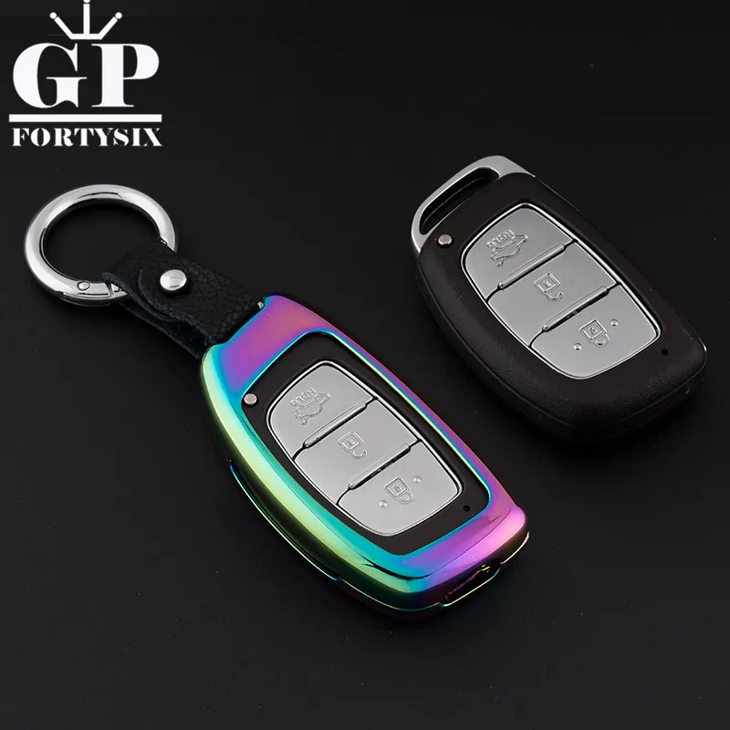 GPFORTYSIX Чехол для автомобильного ключа Hyundai IX25 Creta Elantra Santa fe Tucson Solaris 2015 2016 2017 чехол